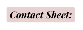 Contact Sheet