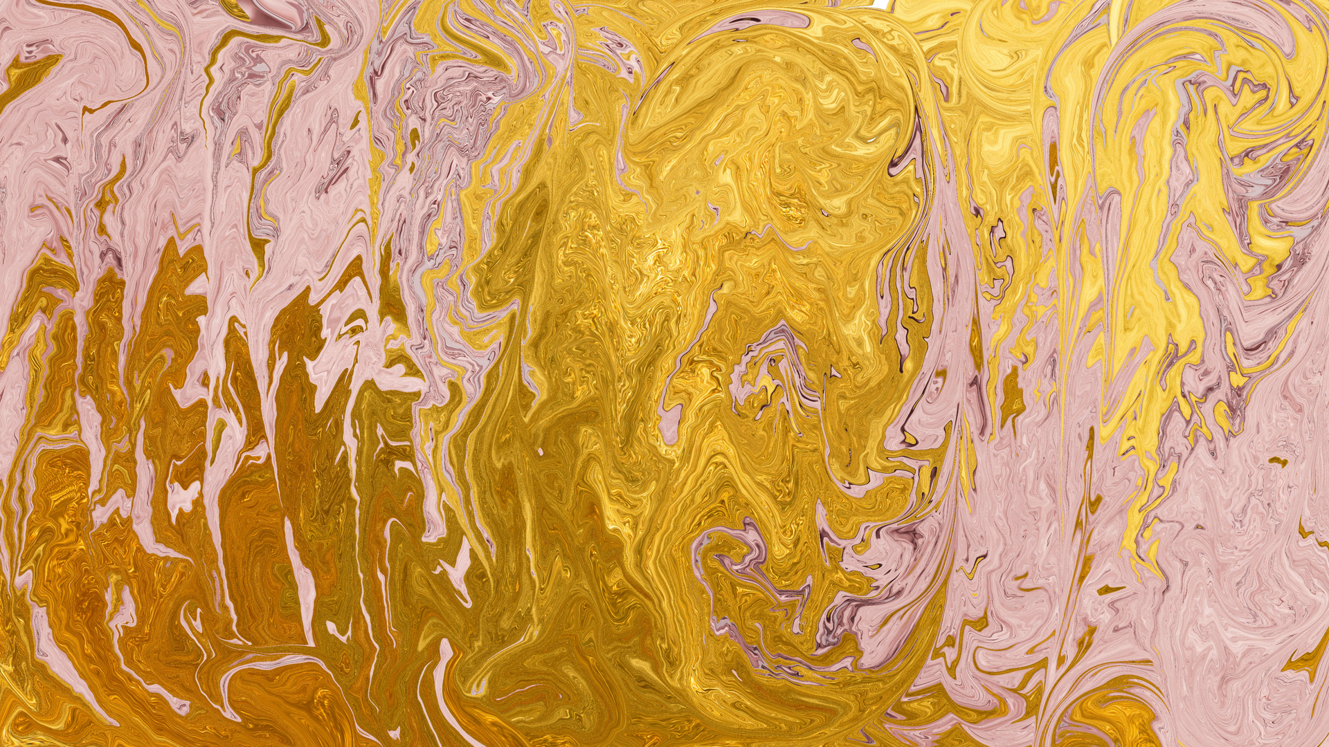 Golden Pink Marble Effect