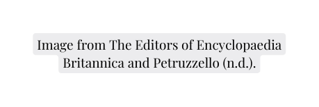 Image from The Editors of Encyclopaedia Britannica and Petruzzello n d
